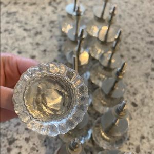 Anthropologie crystal glass knobs